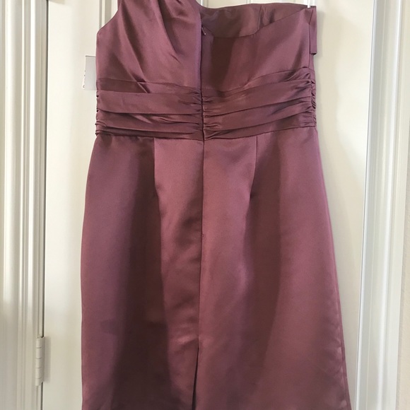 Bridesmaid / Prom / Homecoming Satin Dress - Picture 6 of 9